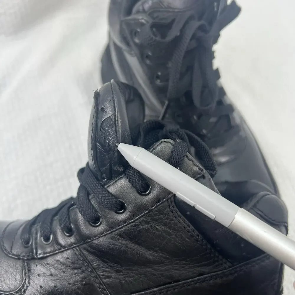 Nike ACG Air Max Goadome GS 5.5Y Black Leather Boots 311567-001 Rainproof